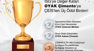 OYAK Çimento’ya ÇEİS’ten 3 ödül birden