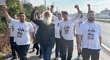 Süavi Özgürlük Yürüyüşü'ne katılarak, destek verdi