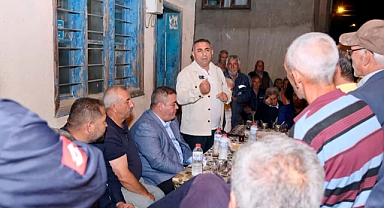 Güngör Geçer, Aladağ ve köylerinde halkla buluştu