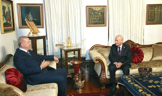 Erdoğan Bahçeli'yi ziyaret etti
