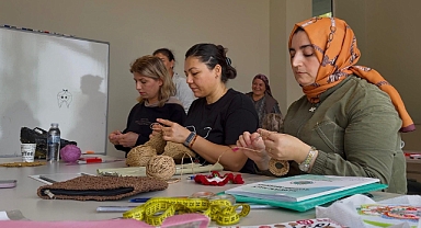 Sarıçam'da el sanatları kursu