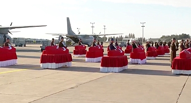 Şehit havacılar için Ankara'da tören düzenlendi