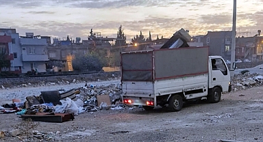 Seyhan'da kaçak moloz dökümüne karşı mücadele
