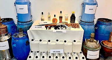 Ülke genelinde kaçak içki operasyonları