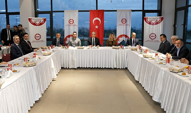 Tamer Dağlı, ATÜ’nün iftar programına katıldı