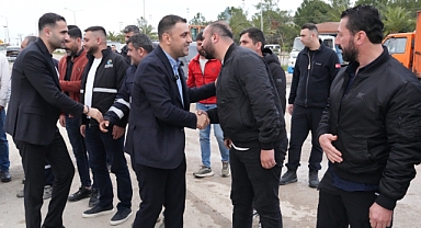 Başkan Kozay, mesai arkadaşlarıyla bayramlaştı