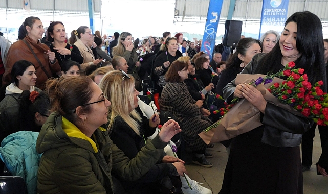 Çukurova'da 8 Mart coşkusu