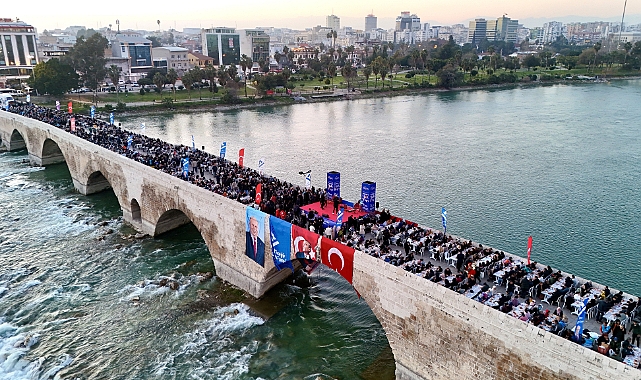 Taşköprü’de 5 bin kişilik iftar sofrası