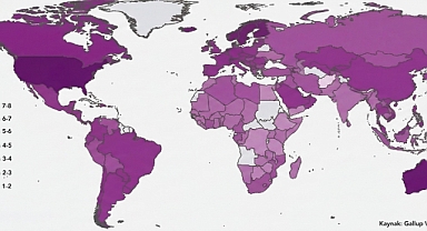 Türkiye, mutluluk sıralamasında 94'üncü