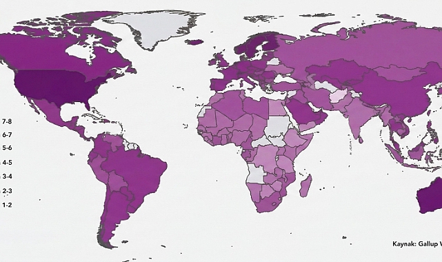 Türkiye, mutluluk sıralamasında 94'üncü