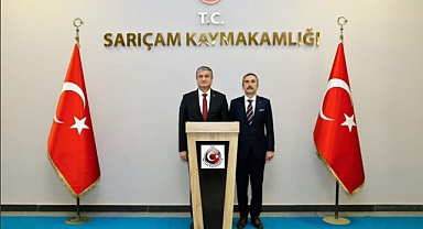 Vali Yavuz'dan Sarıçam Kaymakamlığı'na ziyaret