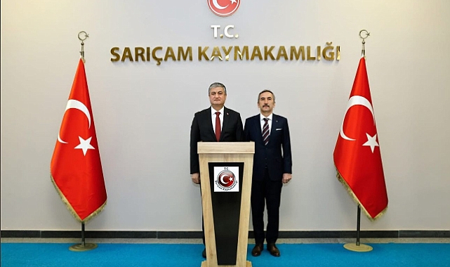 Vali Yavuz'dan Sarıçam Kaymakamlığı'na ziyaret