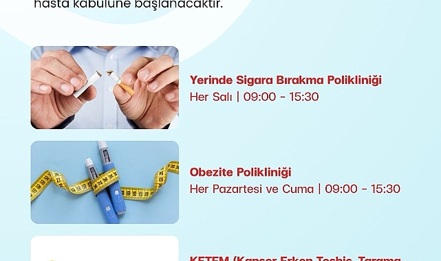 AOSB Semt Polikliniği'nde Yeni Branşlarla Hizmette