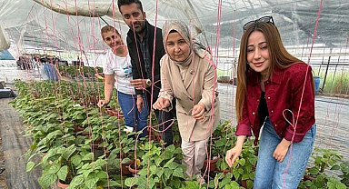 Ç.Ü'de sera çiftçi günü