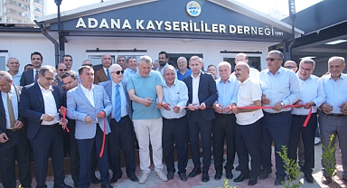 Adana Kayserililer Derneği'nin yeni binası açıldı