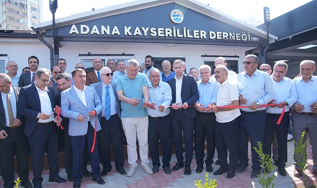 Adana Kayserililer Derneği'nin yeni binası açıldı