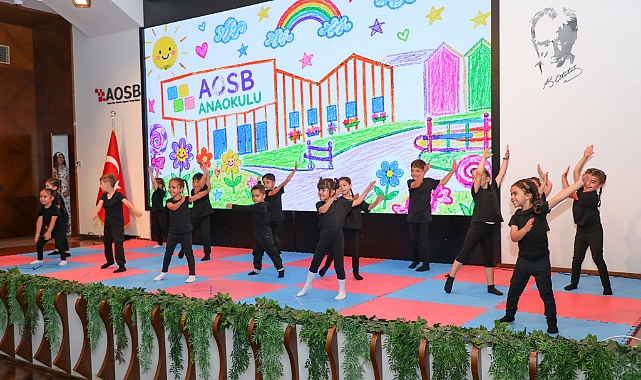 AOSB Anaokulu’nda İlk Mezuniyet Heyecanı