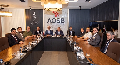 AOSB Yönetimi Ukrayna heyetini ağırladı