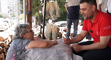 Emrah Kozay, Güzelyalı'da vatandaşlarla buluştu