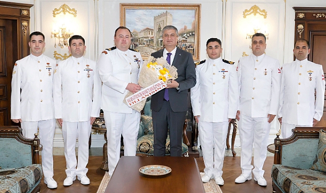 Sahil Güvenlikçilerden Vali Yavuz'a ziyaret