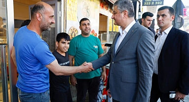 Vali Yavuz'dan Yüreğir'de esnaf ziyareti