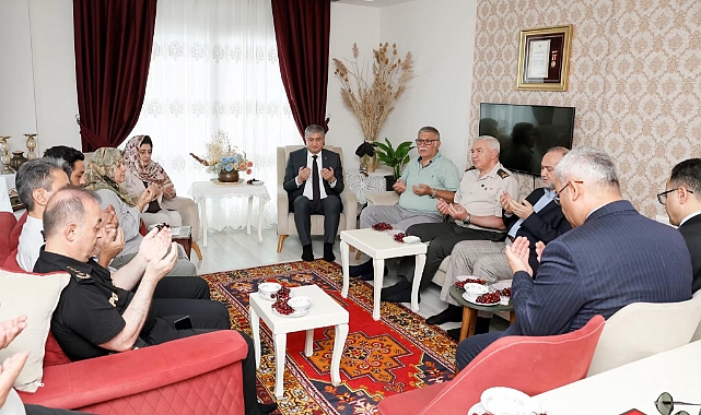 15 Temmuz şehitlerinin ailelerine ziyaret