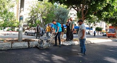 Başkan Kozay, asfalt çalışmalarını inceledi