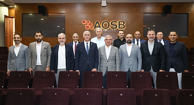KKTC'li Bakan'dan AOSB’ye ziyaret