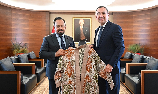 Özbekistan Büyükelçisi'nden Sarıçam'a ziyaret